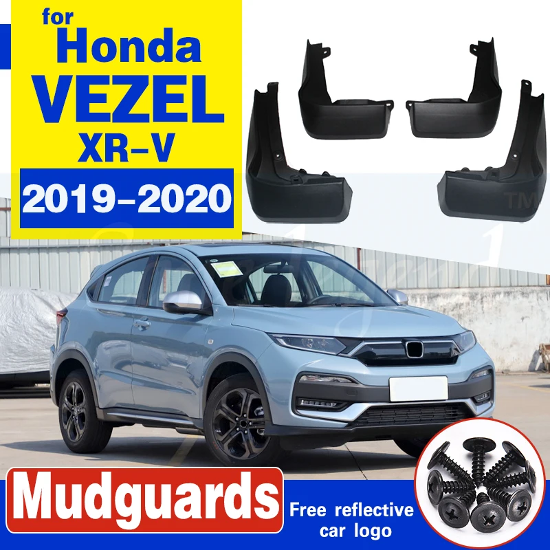 

for Honda XR-V Vezel 2019~2020 XR V XRV Car Mud Flaps Front Rear Mudguard Splash Guards Fender Mudflaps Flap 2019 2020