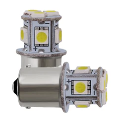 S25 1156 BA15S DC24V 12V Car LED Truck Turn Signal Light Bulb Auto DRL Backup Parking Lamp White Yellow 5050 8SMD DC12V