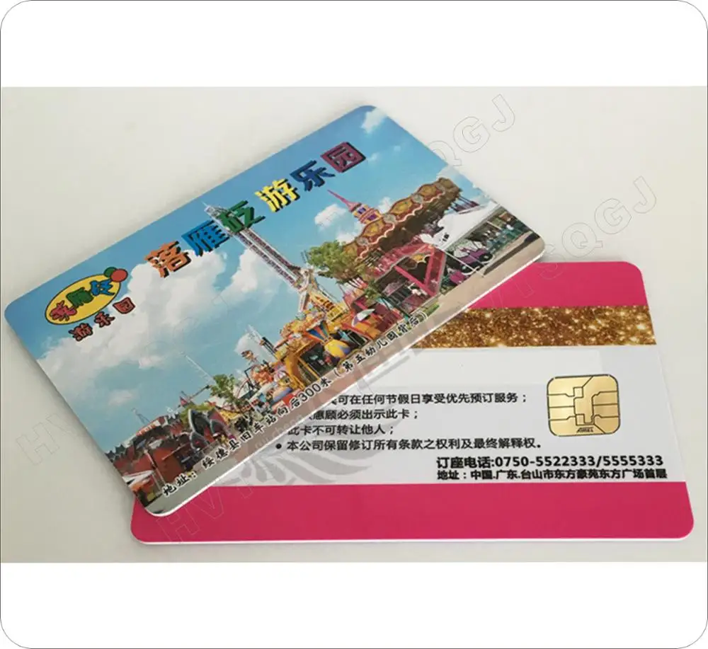 100pcs Double sided Six colors Offset printing IC with SLE 4428 card  blank Smart Card contact IC card/ hotel door card