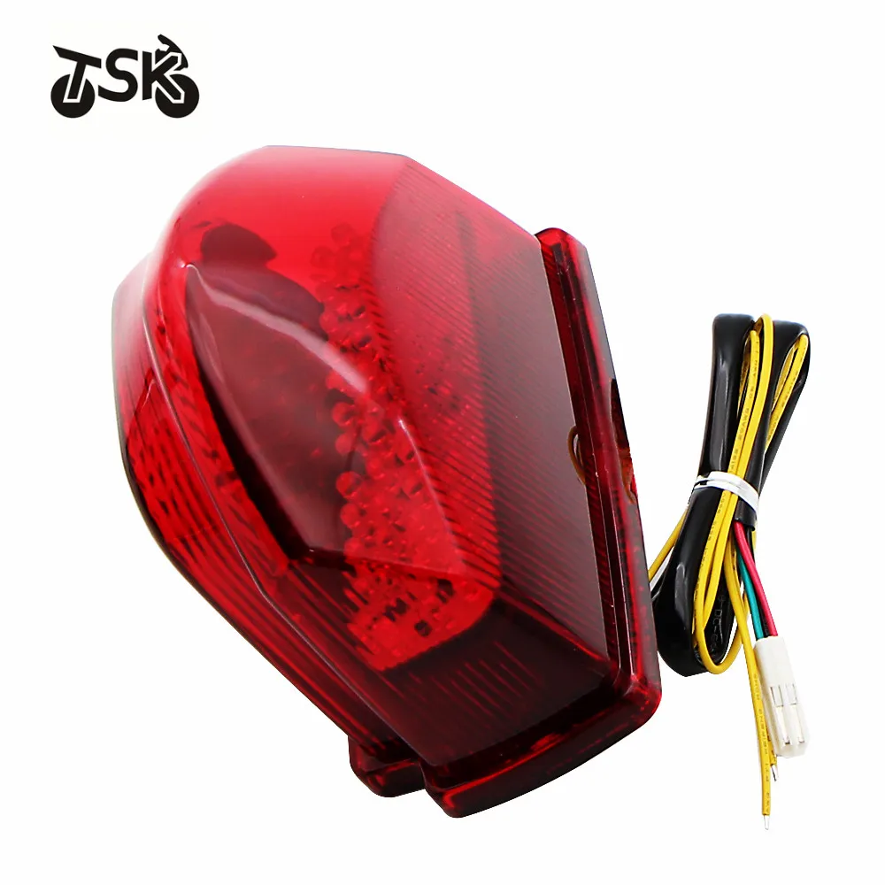 

For HONDA CBR 600 RR CBR600 RR CBR600RR F5 2007-2012 Motorcycle Rear Turn Signal Tail Stop Light Lamp Integrated red