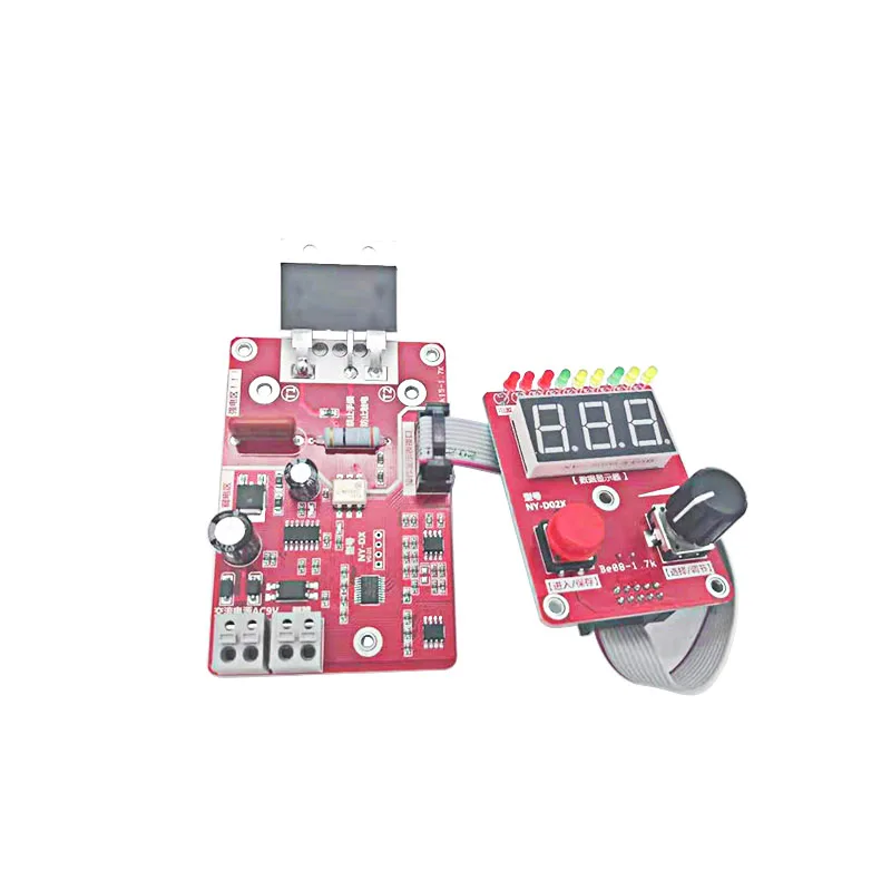 NY-D02 V0.01  Double Pulse Encoder Spot Welding Machine Time Current Controller Control Panel Board Adjustable Digital Display