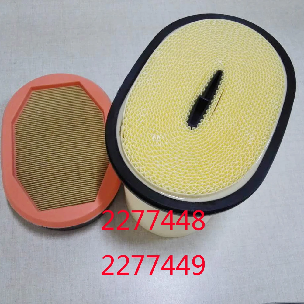 for  C AT PARTS CATERPILLAR 428 E AIR FILTER SET No. 2277449 + 2277448