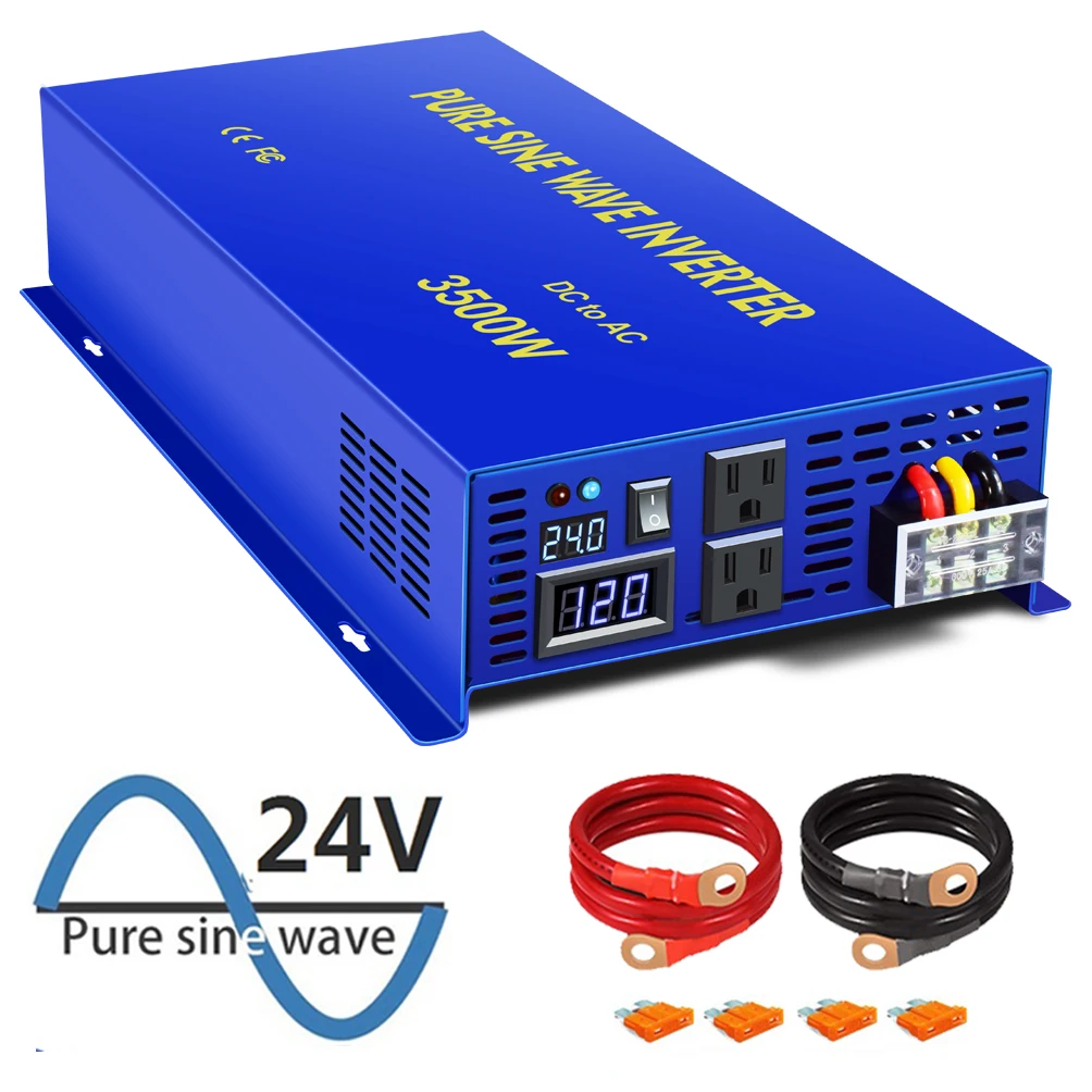 

XYZ INVT Off Grid Power Converter 12v 24v 36v 48v DC To AC 110V 120V 220V 240V 3500W Pure Sine Wave Inverter Customizable