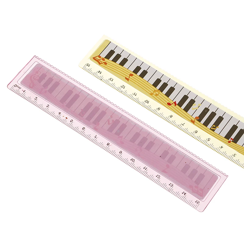 1pc Music Ruler Primary School Students Painting Measuring Scale Creative Ruler Schilderen Meten Schaal Creatieve Heerser