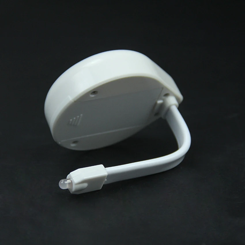 Toilet Night Light, Motion Sensor LED Night Lights, with 8 Colors Changing Toilet Bowl Night Light for Bathroom, White
