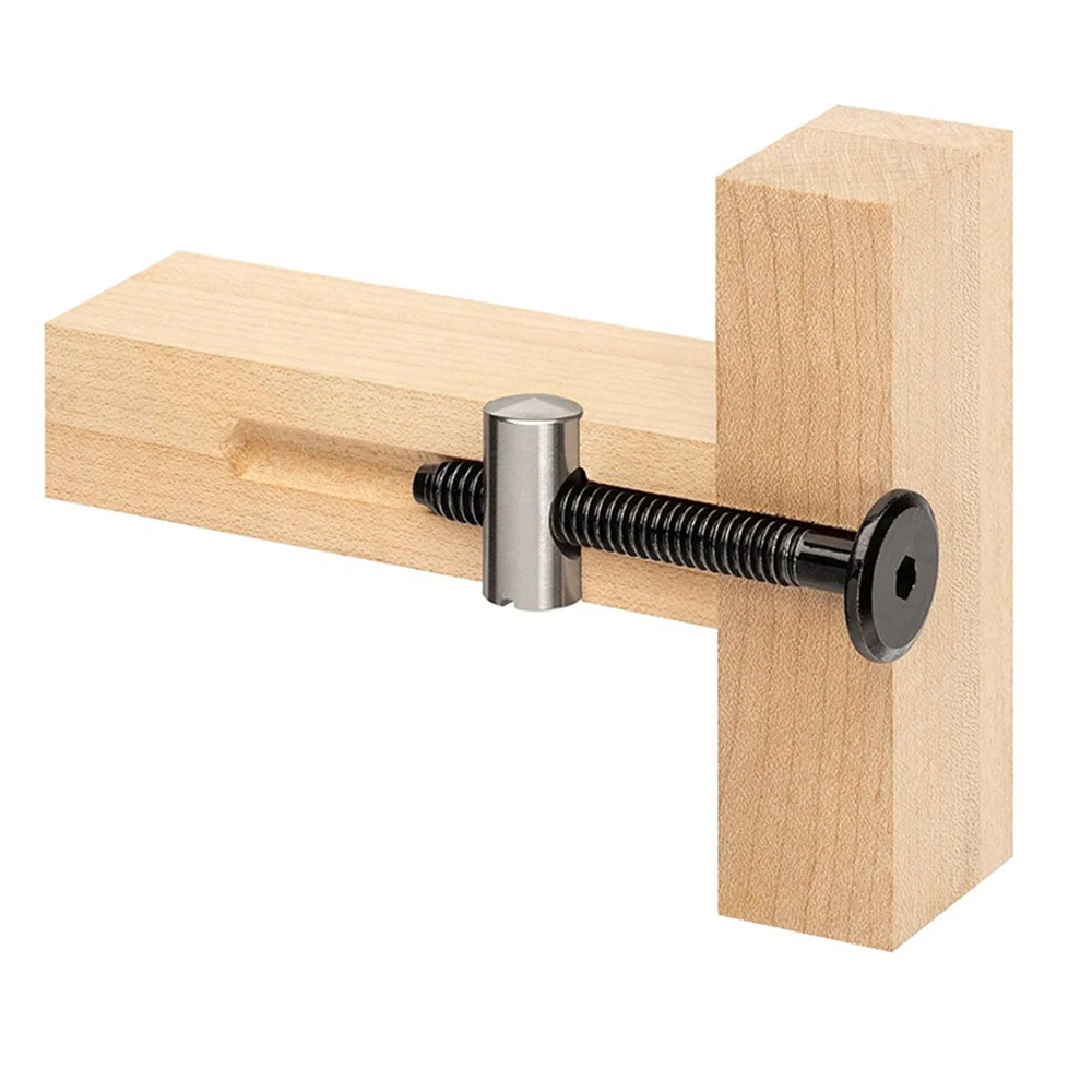 ALLSOME Woodworking 2 in 1 Drill Puncher Locator Cross Oblique Flat Head Puncher Screw Jig Bed Cabinet ScrewS Punch Locator 4.7