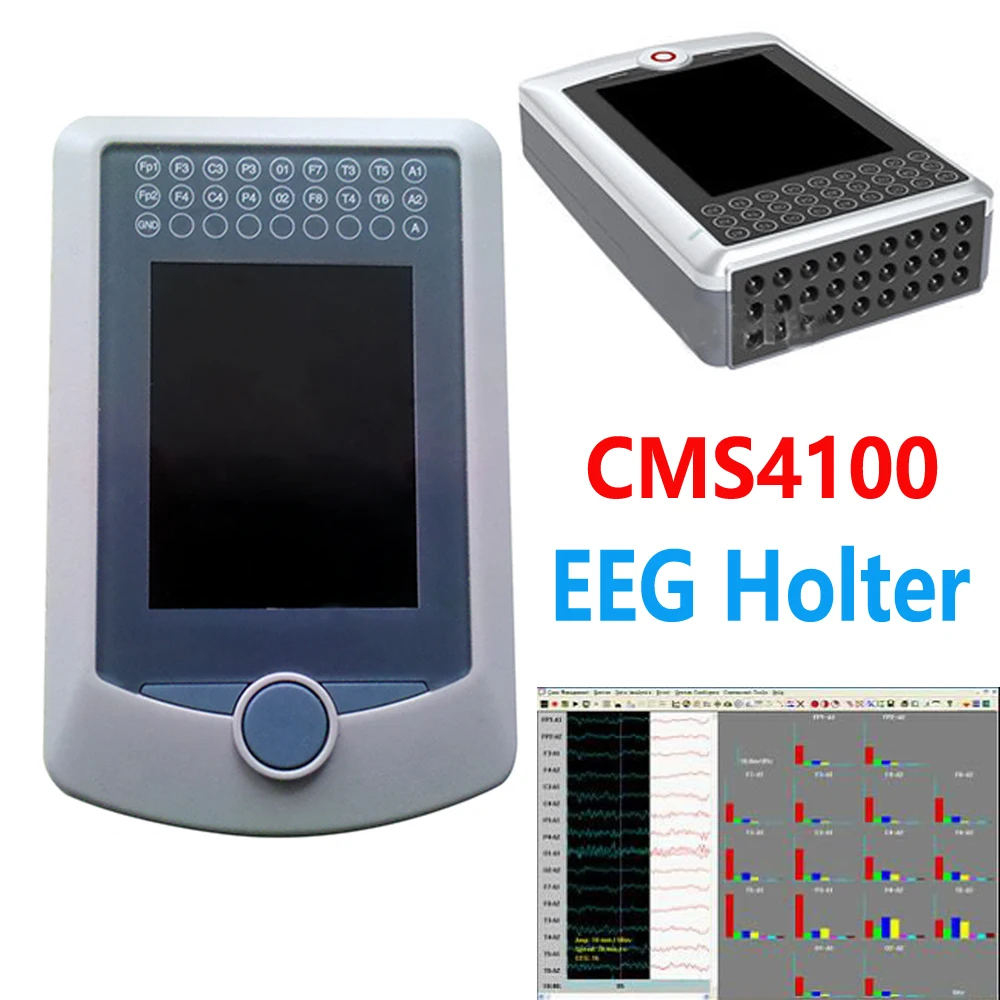 Medical Diagnostic CMS4100 portable dynamic Holter EEG machine dynamic EEG Holter system