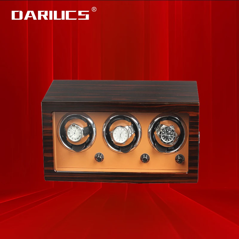 Automatic Watch Winder Box Uhrenbeweger Mechanical Display 3 Slots Male watch Automatic