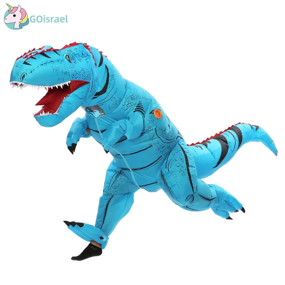 

Purim Costume T-Rex Trex Inflatable Unisex Suitable for adults and children Leotards Party Carnival Christmas Halloween Cosplay