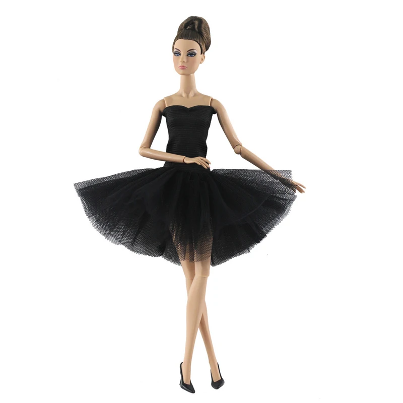 Fashion Doll Clothes Short Ballet Dress For Barbie Doll Clothes Tutu Dresses Clothes For Barbie Doll Outfit 1/6 Doll Accessories