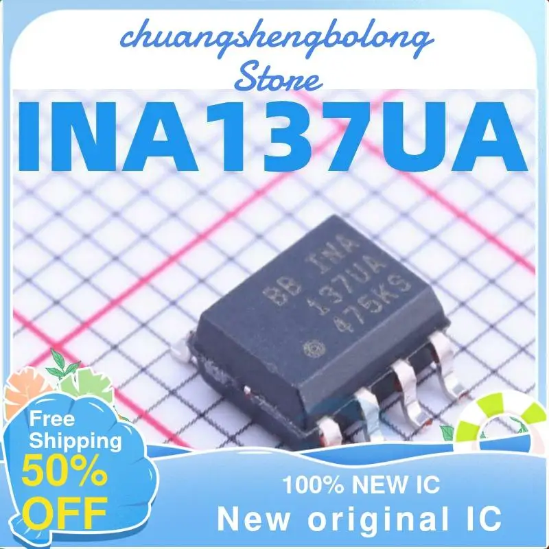 

5PCS INA137 INA137UA SOP8 New original IC