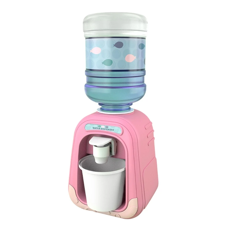 7inch Mini Realistic Water Dispenser Pretend Play Toy Kids & Toddler Role Play Dollhouse Simulation Early Learning Toy