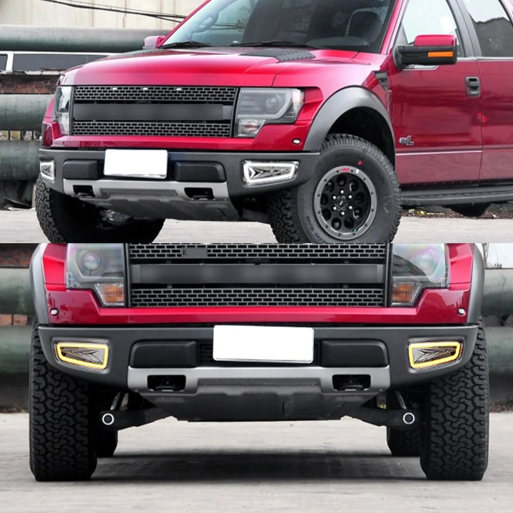 LED DRL Daytime Running Light Front Running Light Fog Light for Ford Raptor F150 2010 2012 2013 2014 2015