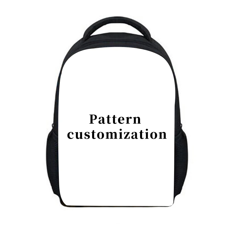 2020 New Custom Picture Knapsack Custom Color Picture Photo Printing Student School Bag Zipper Backpack Boy Girl Christmas Gift