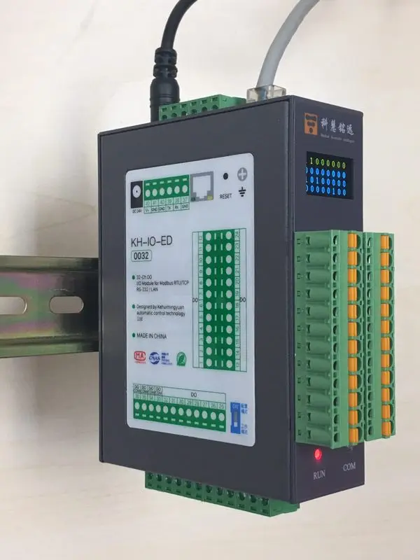 High-density digital switch IO MODBUS-RTU / TCP 32 input and output DIDO