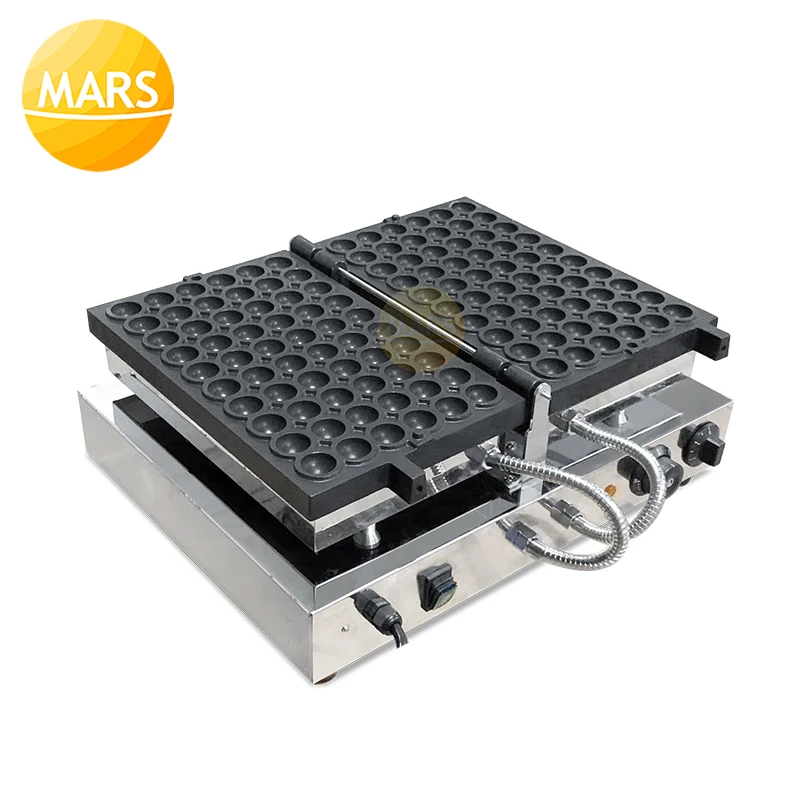 60 otworów/płyta japanese Egg gofrownica do Bubble Waffle Mini Castella gąbka pieczenie ciasta sprzęt nieprzywierająca w kształcie piłki gofrownica