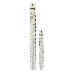 Solvent-Resistant Never Rusting Aluminum Paint Mixing Ruler With Scale Bar Automotive Paint Use Spray Painting Tools