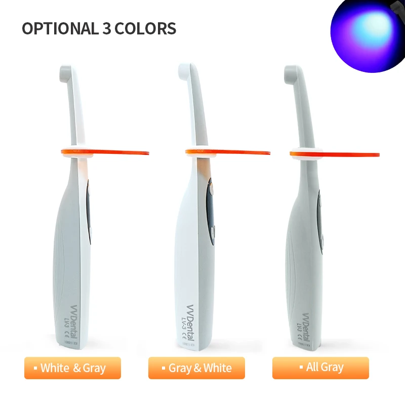 Dental Photopolymerize Lamp Wireless LED Curing Light UV Lamp Dentist Polymerization Blue Light for Teeth