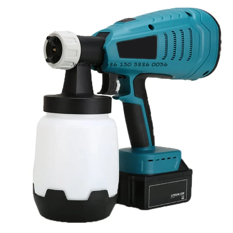 18V Lithium Battery Household Cordless Electric Pneumatics Airbrush Wireless Nano HVLP Paint Sprayer Painting Spray Gun Price