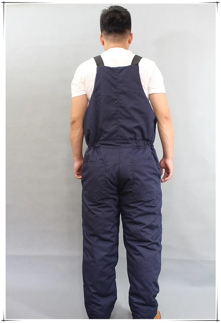 Winter Warm Thicken Working Tooling Overalls Male Work Wear uniforms Wear resistant Cold proof Jumpsuits For Worker Repairman