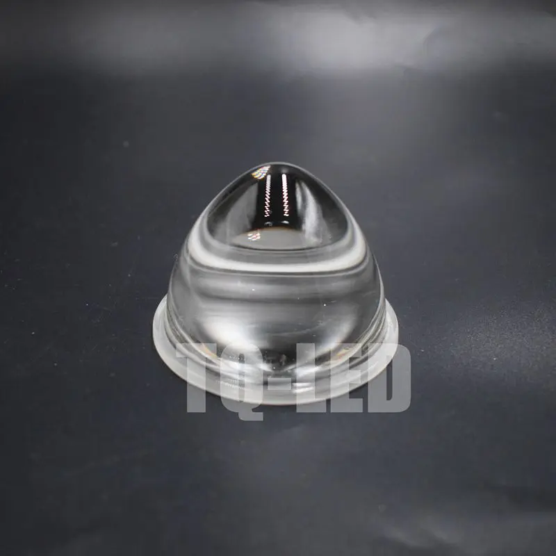 Lentes de vidrio óptico de 30 °, 66mm, 20W, 30W, 50W, 100W, 120W, Led de alta potencia, lámpara de foco de farola