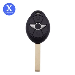 Xinyuexin Remote Car Key Case Shell for BMW Mini Cooper R50 R53 2005 2006 2007 Old Version Replacement Key Housing Cover 3button