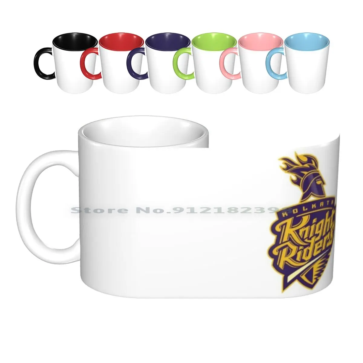 Kolkata Knight Riders Ceramic Mugs Coffee Cups Milk Tea Mug Kolkata Knight Riders Kolkata Cricket Ipl Cricket Team India Indian