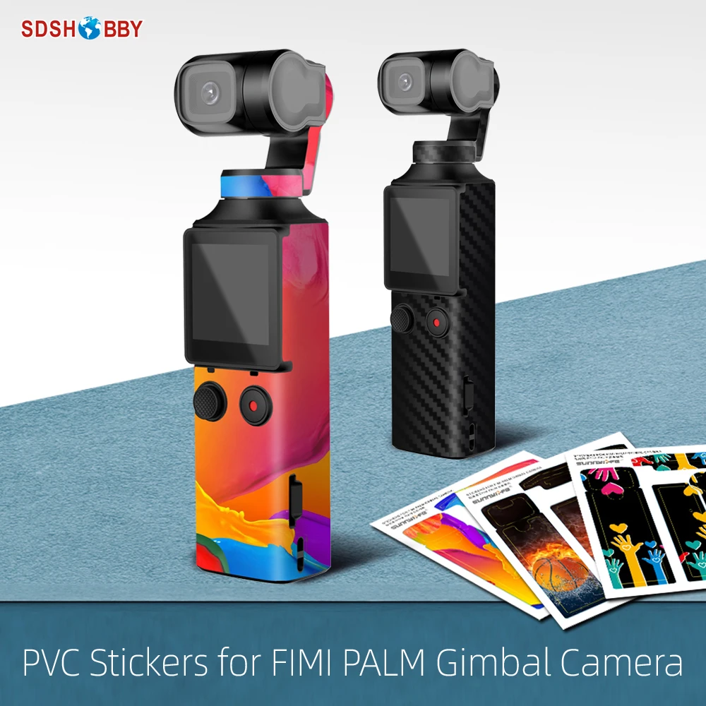 Sunnylife สติกเกอร์ป้องกันฟิล์ม Scratch-Proof Decals ผิวสำหรับ FIMI ปาล์ม Gimbal อุปกรณ์เสริม