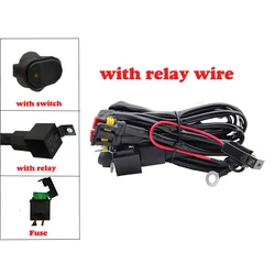 Motorcycles LED Fog Light Wiring Harness Relay Wire For BMW R1200 GS /ADV F800GS Motorcycle Fog Led Light