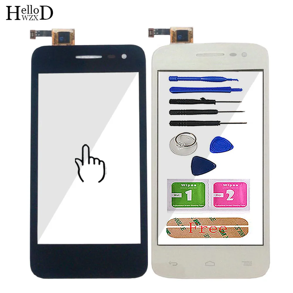 Mobile Touch Screen For Alcatel Pop S3 5050 OT5050 5050X 5050Y Touch Screen Digitizer Panel Front Glass Sensor Tools Wipes