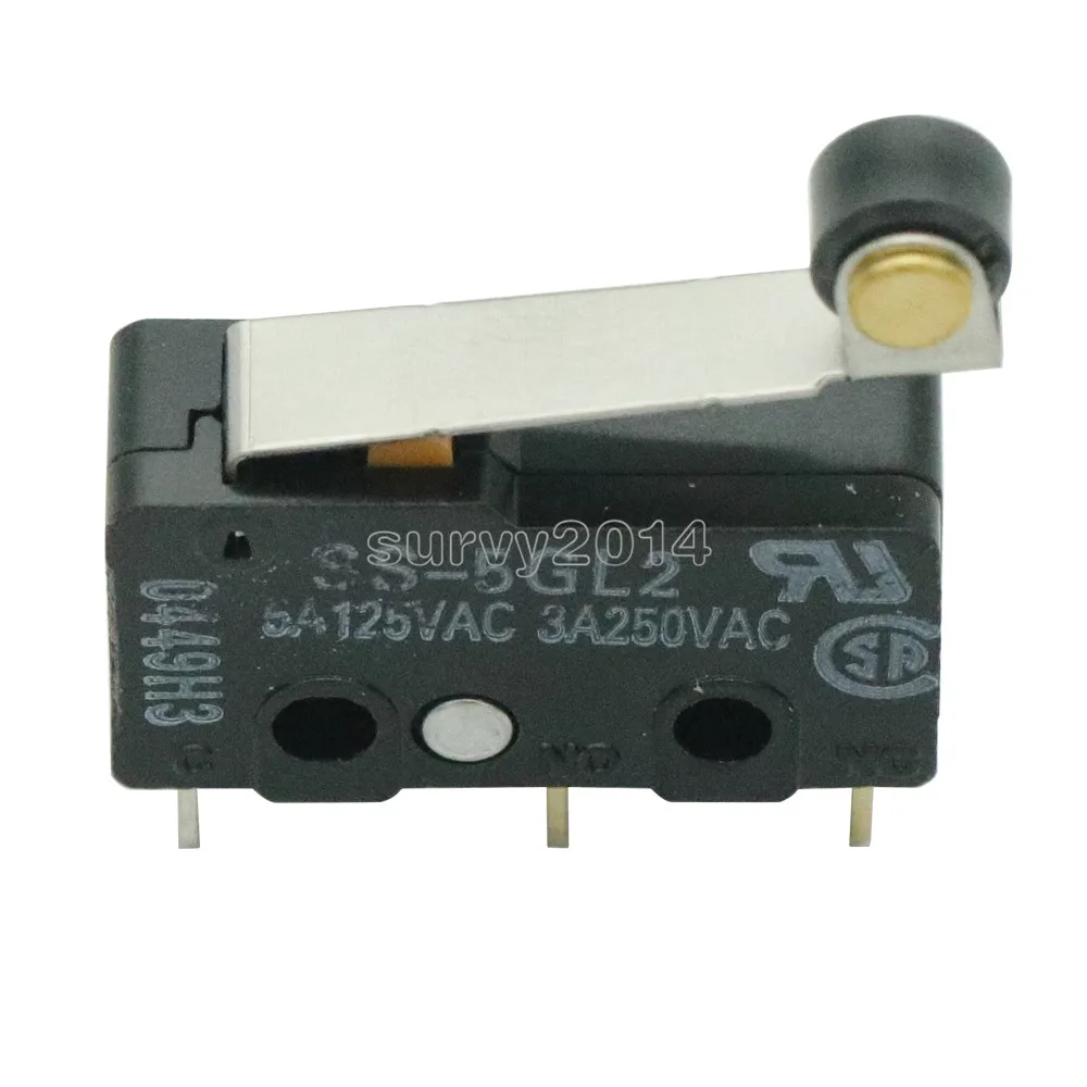 1 Buah X SS-5GL2 Limit Switch 3 Pin Microswitch Micro Switch