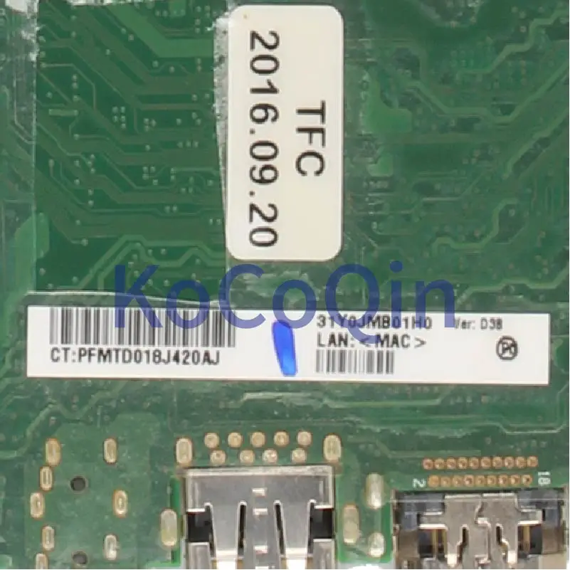 Imagem -05 - para hp 14-ak Celeron N2840 Computador Portátil Placa-mãe Da0y0jmb6d0 Sr1yj Ddr3 Notebook Mainboard