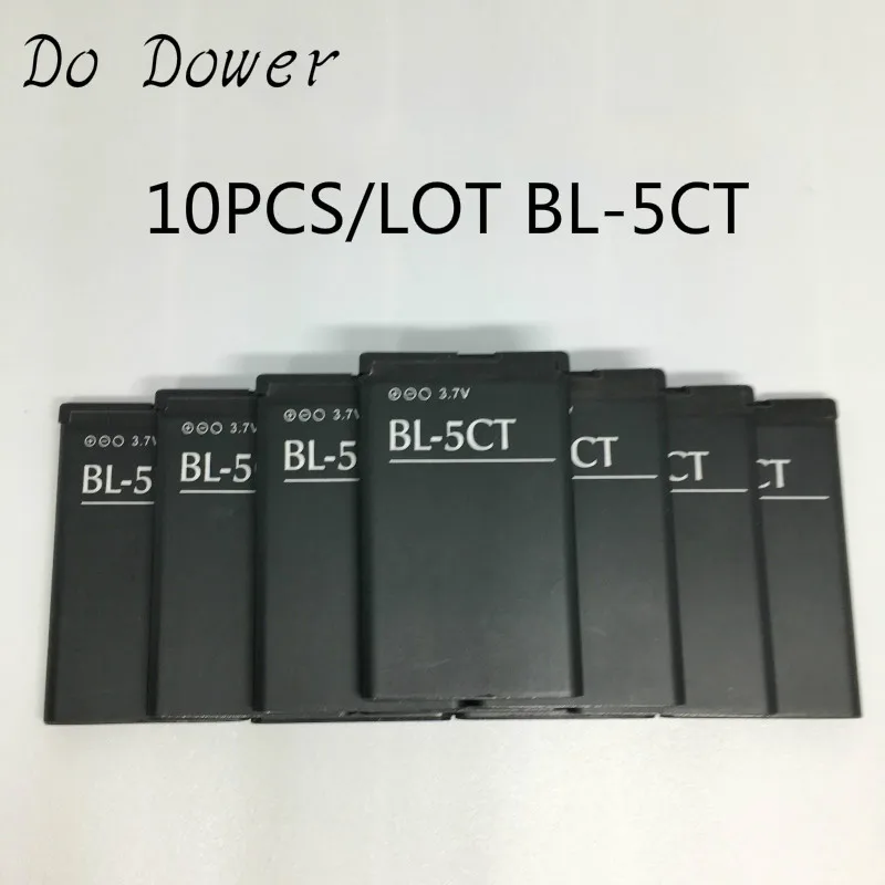 

10PCS/LOT Original Neutral BL-5CT Battery For Nokia 3720C 5220XM 6303C 6303i 6730C C3-01 C5-00 C6-01 C5-02 BATTERY BL5CT BL 5CT