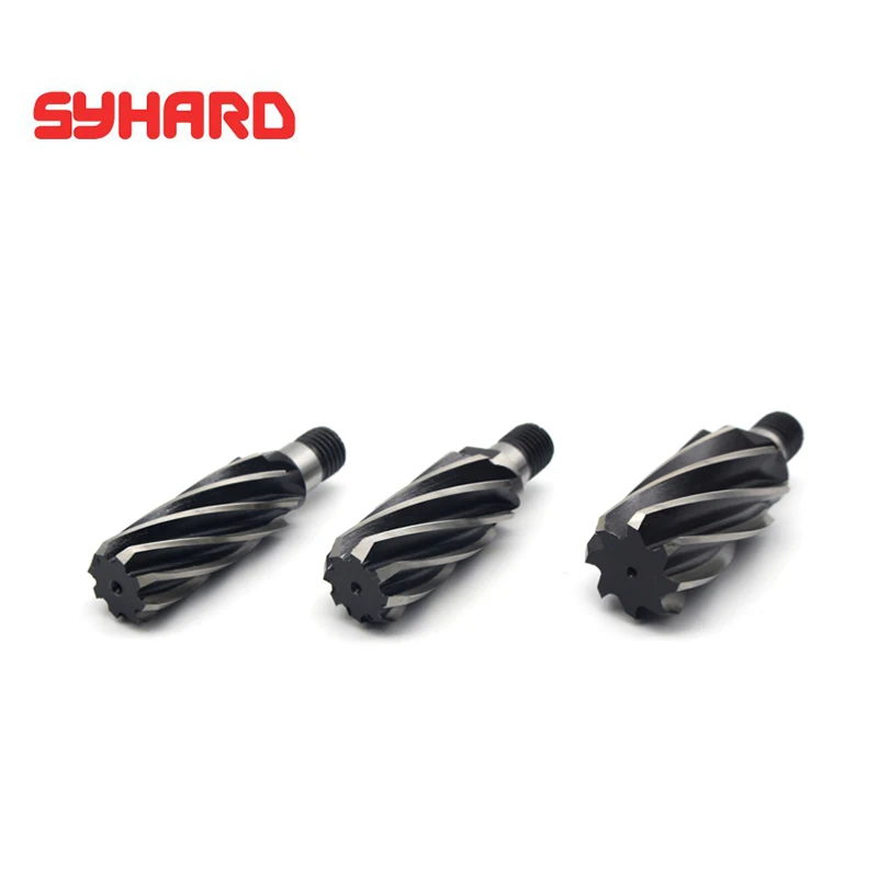 2pcs/lot HSS Spiral Reamer Head For Bicycle Cutting Tool Diameter 22.4-35.2mm