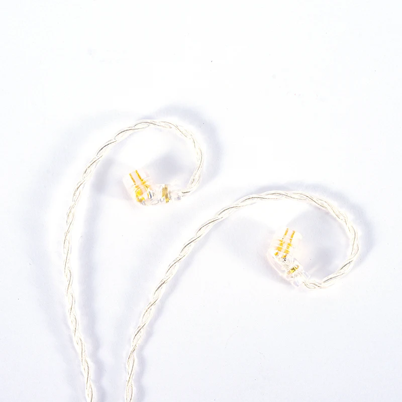 Kabel słuchawkowy IvipQ Xue Qing 4 Core ze srebra próby Sterling Silver, wtyk 2.5mm/3.5mm/4.4MM, przewód do ulepszenia słuchawek, interfejs MMCX/2PIN/QDC/TFZ — zdjęcie produktu 3