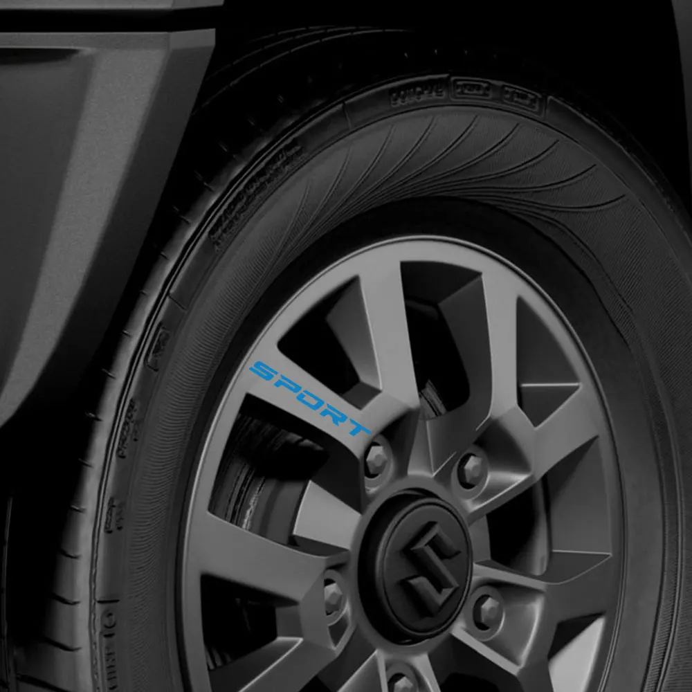 5 pçs adesivos de carro rodas jantes decalque para bmw e46 e60 e90 f20 ford focus 2 audi a4 a3 a6 tt peugeot 206 kia ceed opel acessórios