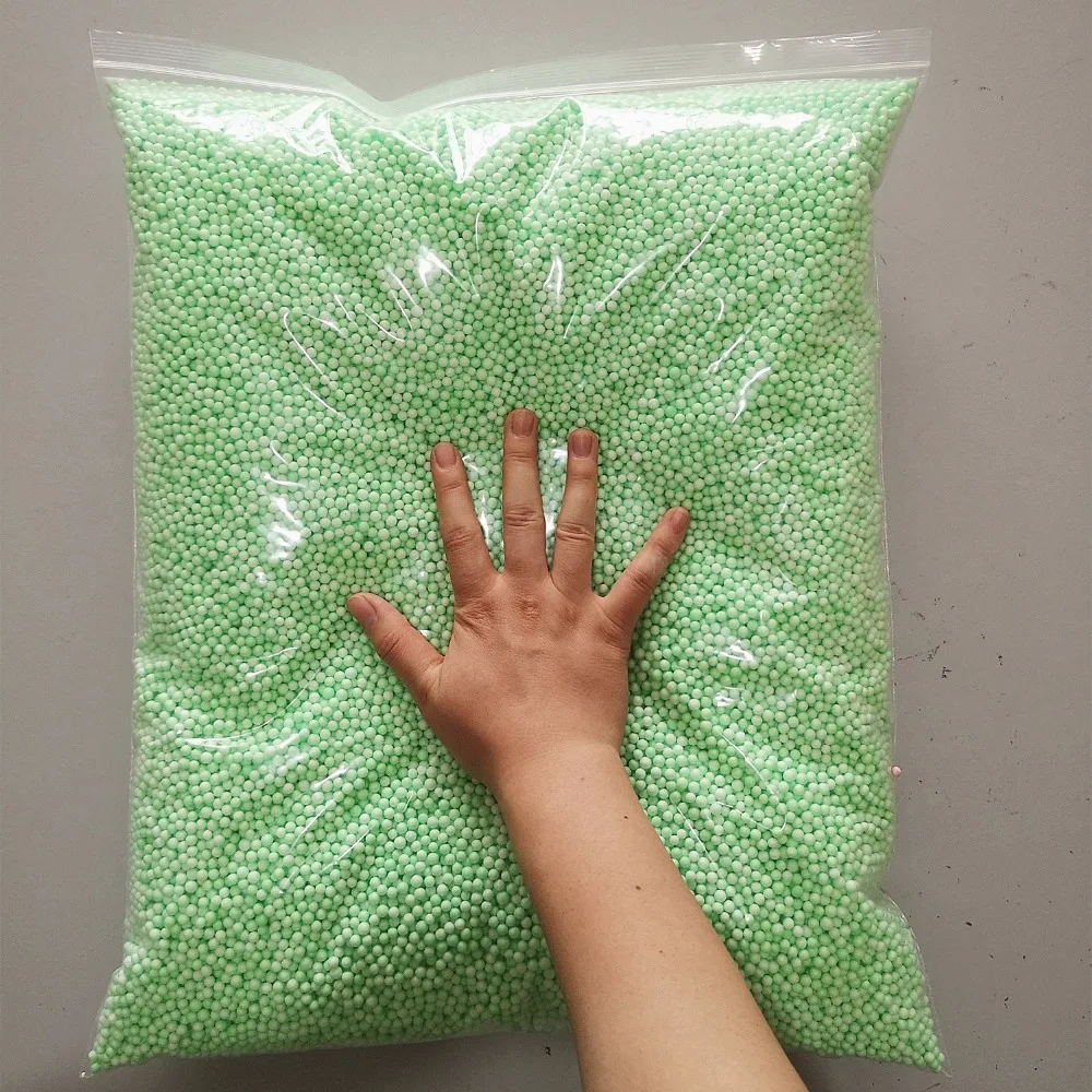 250 g/Beutel Macarons 2–3,5 mm 4–6 mm Pastell-Mini-Schaumperlen, bunte Styropor-Styropor-Füllkugeln, Basteln, DIY – Detail 15