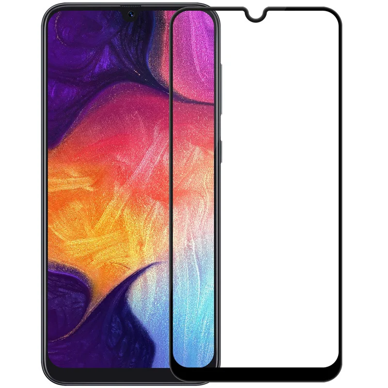 9D HD di Protezione In Vetro per Samsung Galaxy A50 A40 A30 Protezione Dello Schermo di Vetro per la Galassia Gelaksi UN 50 40 30