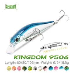 Лидер продаж Kingdom Jerkbaits приманки 60 мм/6 г 80 мм/9 г 105 мм/18,6 г тонущая приманка Minnow Swimbait Isca искусственная приманка рыболовные воблеры