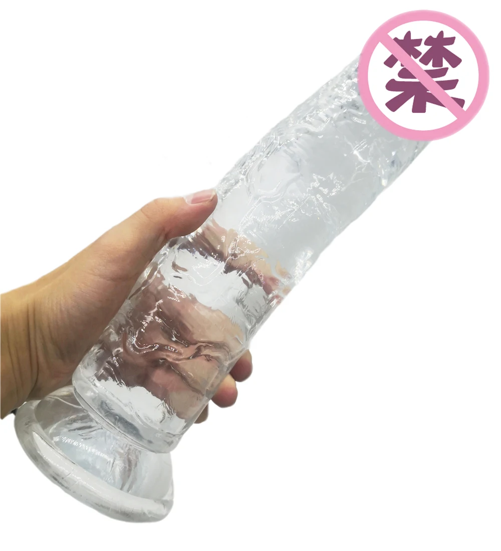 32*6CM Translucent Soft Huge Jelly Big Dildo Realistic Fake Dick long Penis Butt Plug Sex Toys for Woman Men Vagina Anal Massage