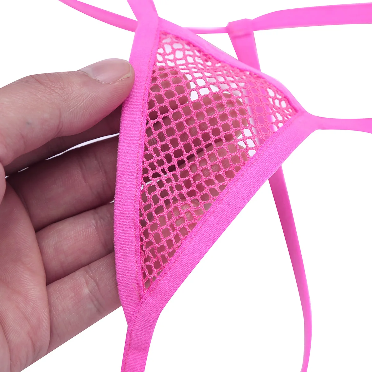 Sexy Lingerie for Women Erotic Underwear Sissy Panties Stretchy See Through Fishnet Open Butt G-string Thong Low Waist Underpant