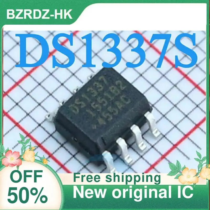 IC DS1337S DS1337 10ชิ้น SOP-8ของแท้ใหม่