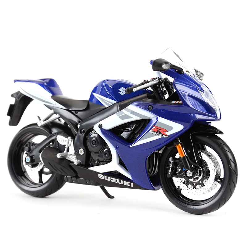 Maiisto Die Cast Veículos, Suzuki GSX-R750, Hobbies Colecionáveis, Brinquedos Modelo Motocicleta, 1:12