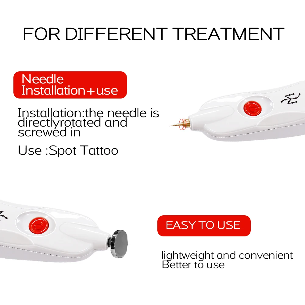 6 قطعة/المجموعة استبدال الإبر الخلد إزالة البلازما القلم الإبر النمش إزالة بقعة داكنة يخيف ثؤلول التجاعيد مزيل أداة العناية بالجمال