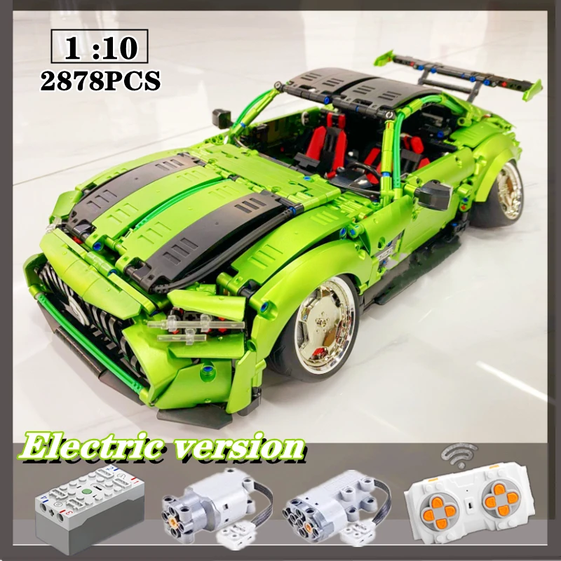 

IN STOCK Benzz MercedesS AMG Technology Racing Supercar Rauh Welt Low Lying Compatible Lepinblocks Building Blocks Bricks Toys