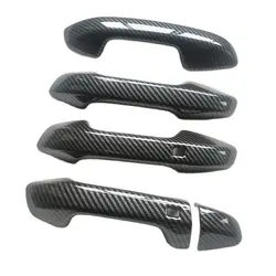 For Kia Forte Cerato K3 BD 2019 2020 2021 2022 2023 GT Accessories Door Handle Cover Trim Plastic Imitation Carbon Fiber