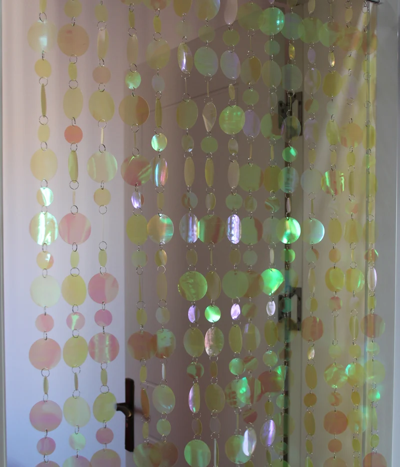 DIY wedding stage layout PVC plastic sequin curtains Christmas Festive party decoration Supplies