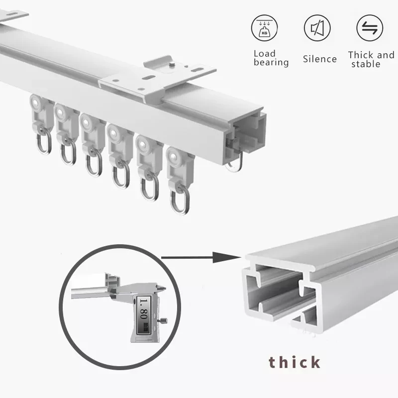 Smart WiFi Curtain Motor, Tuya Smart Life, trabalhar com Alexa, Google Home, Yandex, Alice, remoto personalizado, faixa elétrica