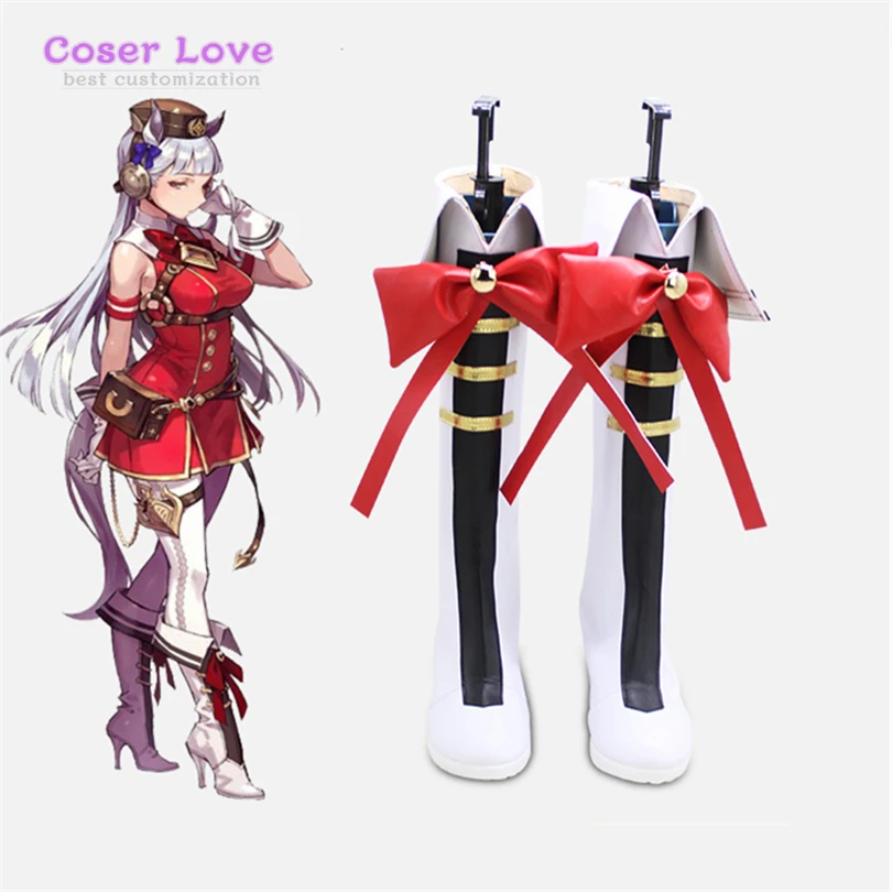 Uma musume Pretty Derby เรือทอง สัปดาห์พิเศษ Silence Suzuka T.M. Opera O Narita Brian ฮาโลวีนคริสต์มาสคอสเพลย์รองเท้ารองเท้า