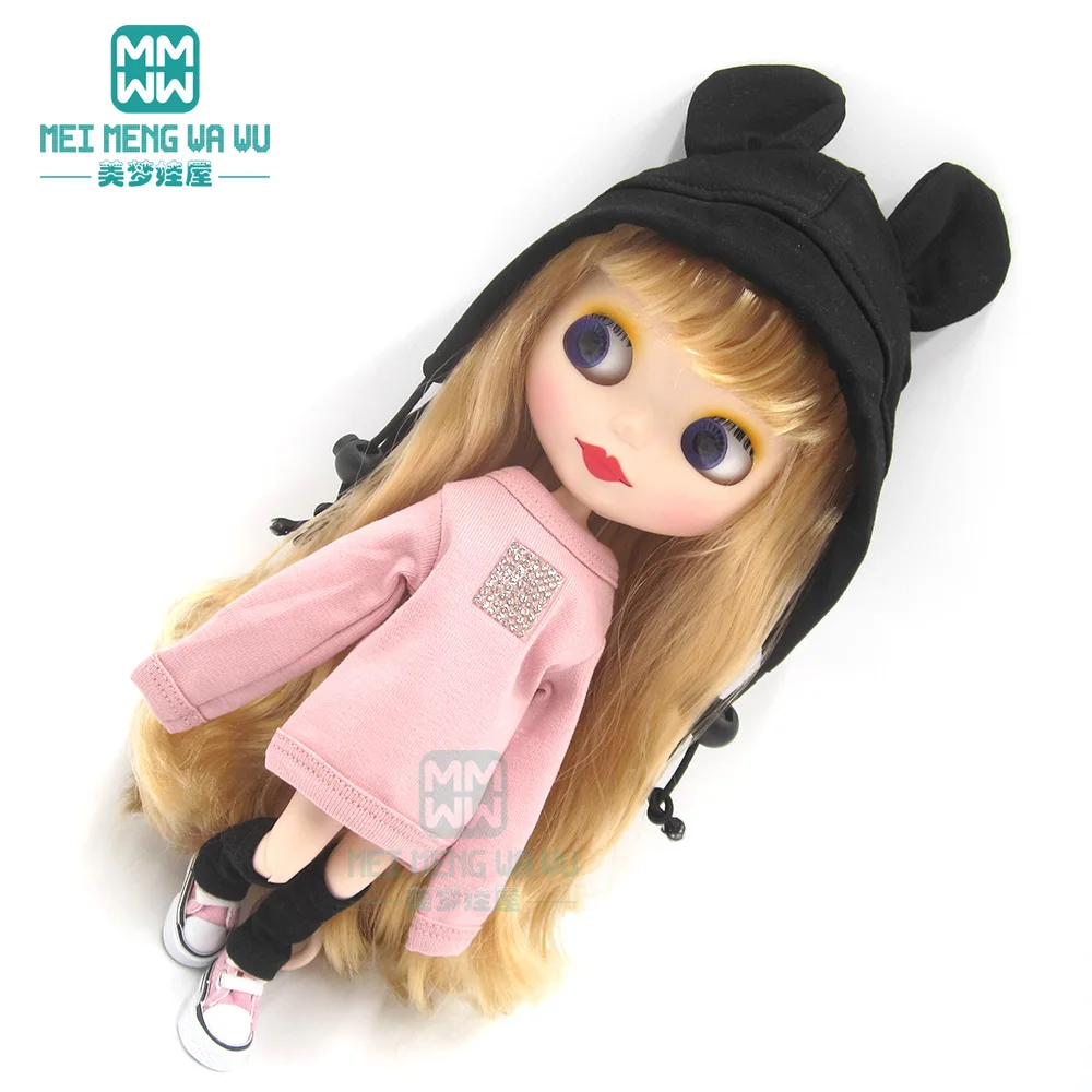 

Одежда для куклы подходит для 1/6 дюймов 28-30 см blyth Azone OB23 OB24 модные толстовки, кроссовки, носки, шляпы